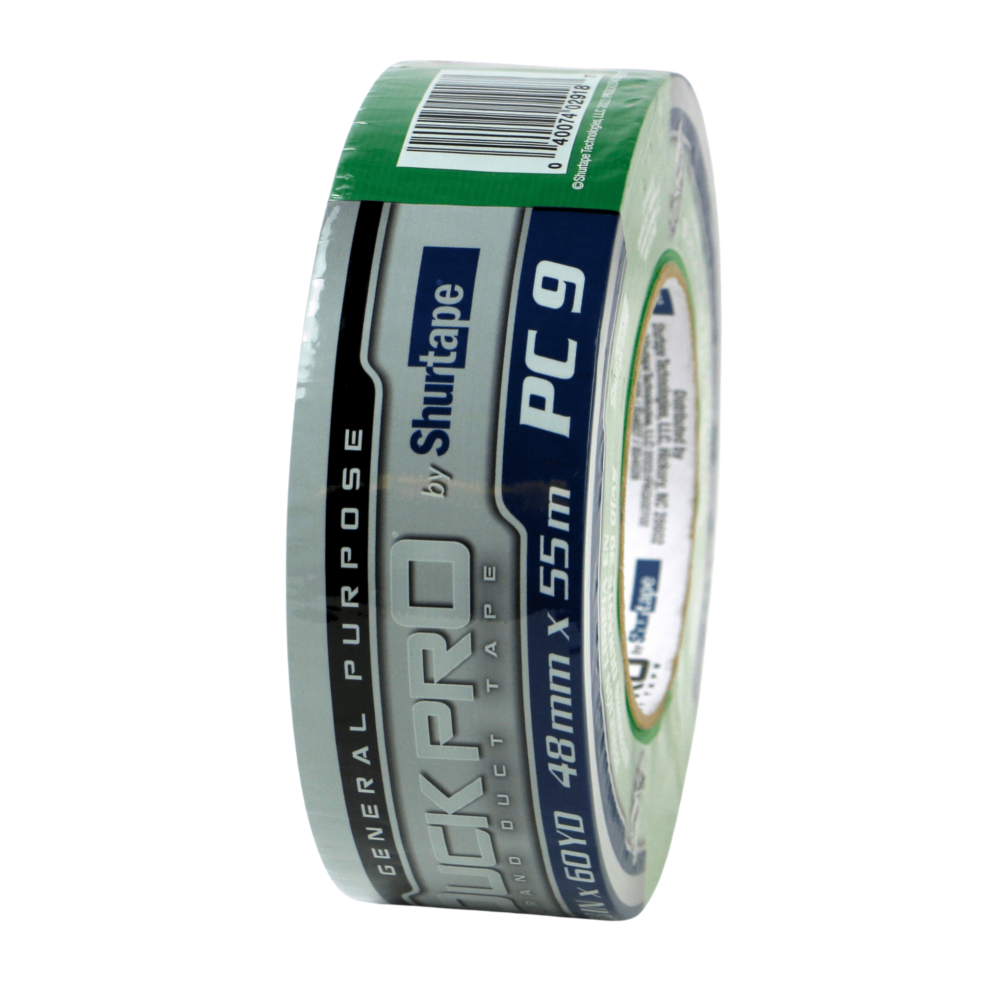 Shurtape Duck Pro General Purpose Cloth Duct Tape (PC-9C): 2 in. (48mm actual) x 60 yds. (Green)