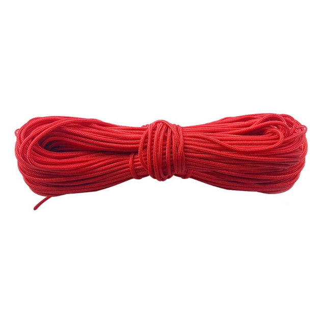 2 Uds 3m D Anillo Hebilla Cuerda Liberación U Tiro Con Accesorios () Rojo