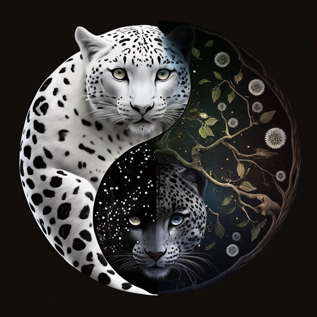 Leopard Animal Diamond Painting Lovely Black And White Themed Design  Decorations 