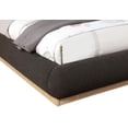 thumbnail image 6 of Meridian Furniture Rigby Brown Boucle Fabric King Bed, 6 of 10