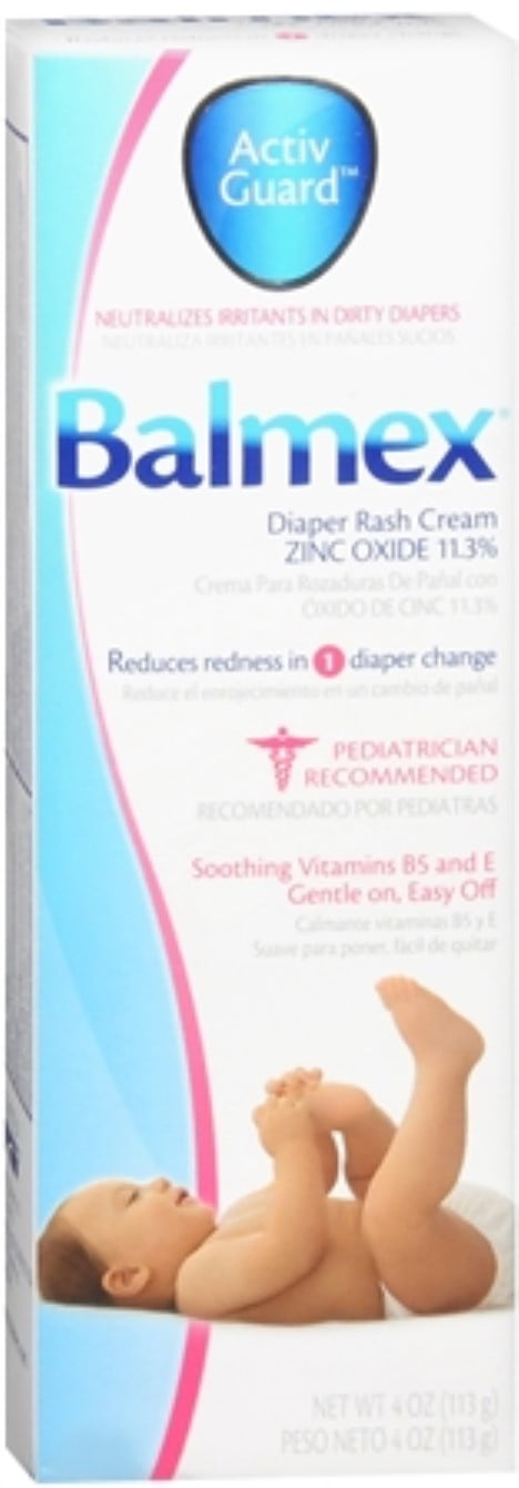 Balmex Complete Protection Diaper Rash Cream, 4 oz (Pack of 3)