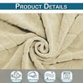 thumbnail image 5 of Lapalife Dining Chair Covers Stretch Floral Parsons Chair Slipcover for Dining Room Set of 4, Beige, 5 of 6