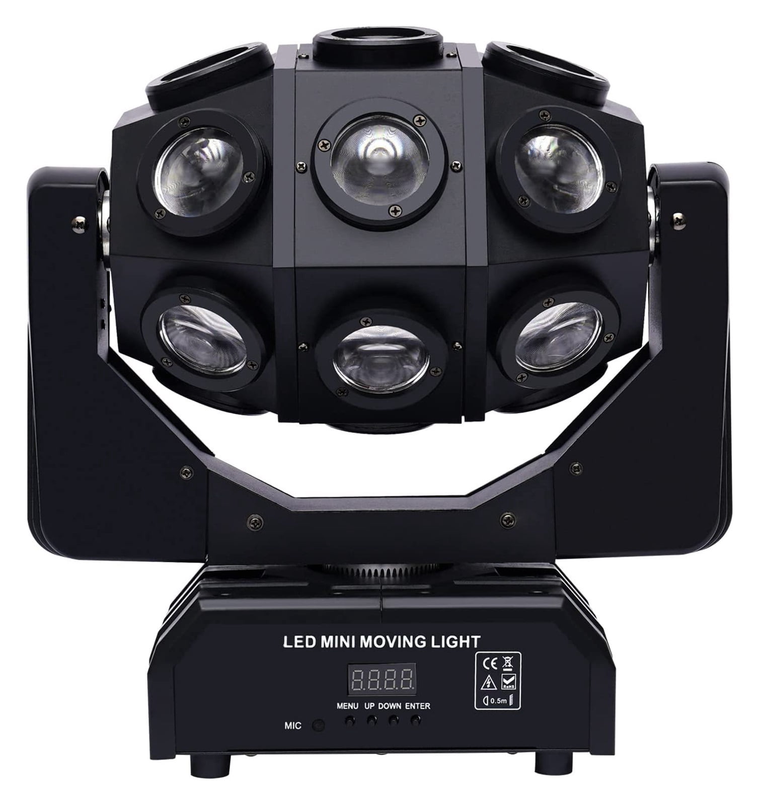 LED Bee Eye Moving Head Light 18X12W RGBW 4in1 Professional Stage Light Whirlwind Par DJ Beam Wash Effect Light Birthday Dance