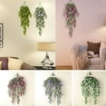 thumbnail image 2 of 1Pc Artificial Lavender Fake Flower Wall Hanging Vine Rattan Wedding Party Decor, 2 of 8