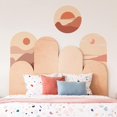 thumbnail image 5 of 4 Styles Boho Mountain Wall Stickers Bohemian Sun Moon Wall Decals Arch Wall Decal Abstract Boho Modern Living Room Wall Art Mid Century Wall Art Mural Peel and Stick Vinyl Stickers Decorations, 5 of 9
