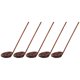 thumbnail image 5 of Utensilios De Madera, 5 Cucharas De Madera, Peso Ligero, Mango Resistente Para Regalos Para El Hogar Para Restaurante OTVIAP Con agujeros, 5 of 8