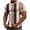 Beige-men tshirts, variant on Big and Tall Shirts for Men Short Sleeve Crewneck Color Block T-Shirts Summer Oversized Casual Muscle Tee