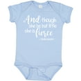 thumbnail image 3 of Inktastic Though She Be but Little She is Fierce Quote Shakespeare Girls Baby Bodysuit, 3 of 5