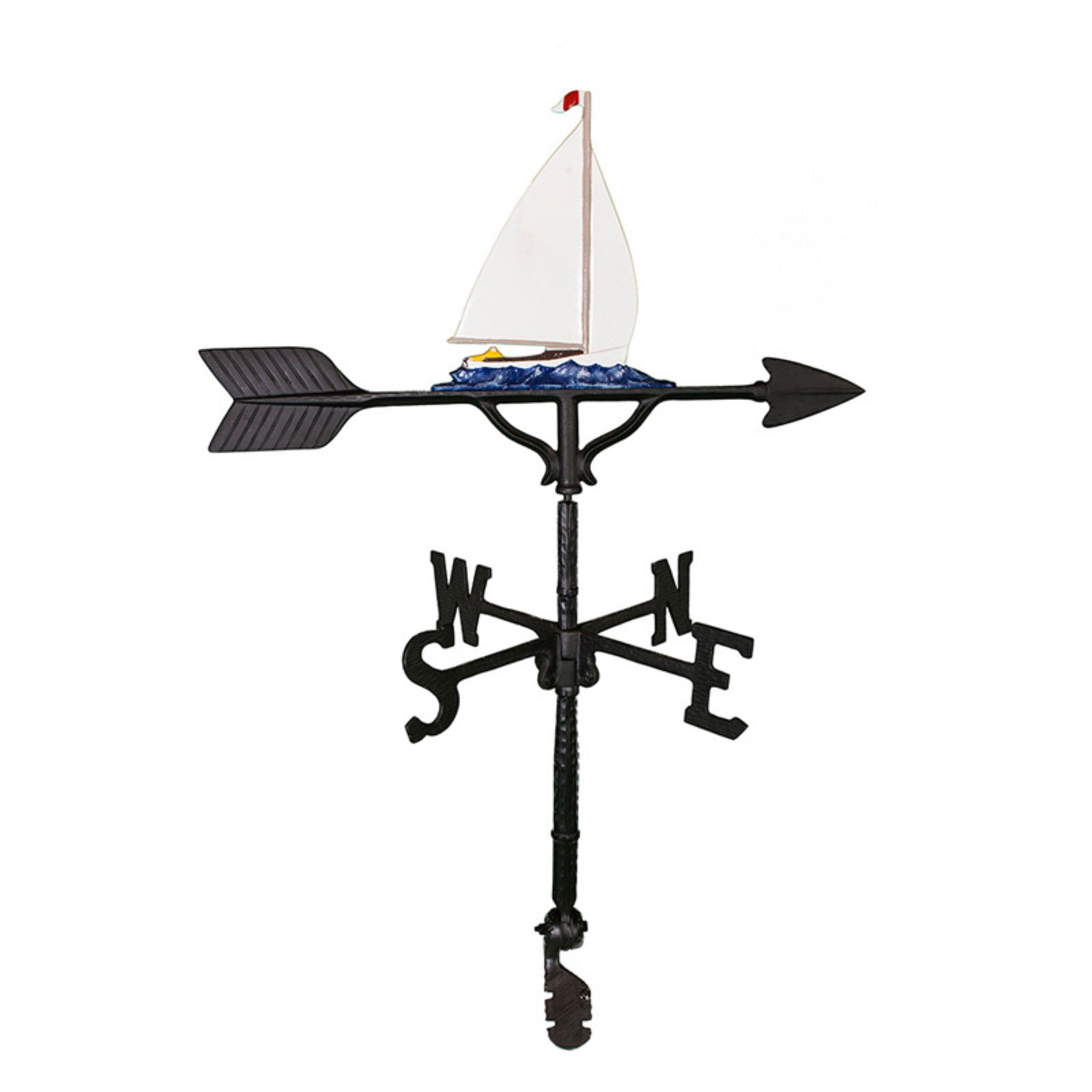 Color Sailboat Weathervane 32 in. by Montague Metal Products