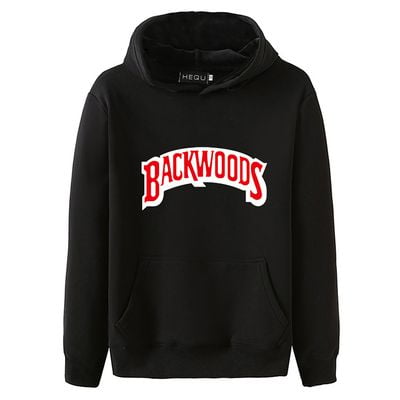 KABOER New Fashion Men Hoodie Letter Printed Sweatshirt Black Hooded Hoodie Long Sleeve Pullover Sweatshirt