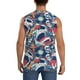 thumbnail image 4 of Fotbe cool rock Skull Men's Camiseta sin Mangas Estampada para Hombres, Playera Casual para Gimnasio, Entrenamiento, Playa-Medium, 4 of 7