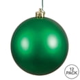 thumbnail image 2 of Vickerman 3" Green Matte Ball Ornament, 12 per Bag, 2 of 2
