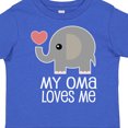 thumbnail image 4 of Inktastic My Oma Loves Me Grandchild Boys or Girls Toddler T-Shirt, 4 of 5