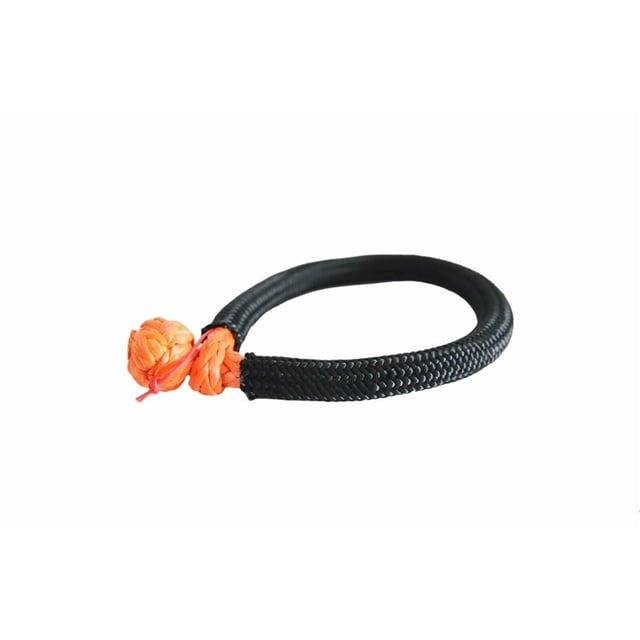 Orange 10mm*150mm Extreme Soft Shackles,Synthetic Rope Shackle Winch Shackle ,Easy to Use
