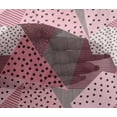 thumbnail image 4 of oneOone Viscose Chiffon Pink Fabric Dot|Check & Triangle Geometric Sewing Craft Projects Fabric Prints By Yard 42 Inch Wide, 4 of 4