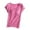 Hot Pink, variant on Women's Scoop Neck Cap Sleeve T-Shirt Lightweight Built-In Bra for Yoga & Sports Pink