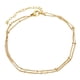 thumbnail image 4 of Pulsera de cadena de cobre BLESIY con abalorios y clip de langosta Color Plateado Dorado 18 + 5 CM Ancho 1, 4 of 8