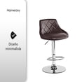 thumbnail image 4 of SET DE 2 BANCOS PARA BARRA CON RESPALDO COLOR CAFÉ, 4 of 6