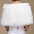 thumbnail image 4 of Minnieouse Bufandas de estola de abrigo de moda para mujer Cuello de lana artificial Bufanda Chal Collar Type2, 4 of 6