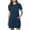Navy, variant on Jalioing Summer Beach Cami Mini Dress for Women Cotton Linen Spaghetti Strap Dresses Casual Vacation Sundress