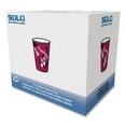 thumbnail image 3 of SOLO Paper Hot Drink Cups in Bistro Design, 12 oz, Maroon, 300/Carton, 3 of 4