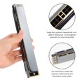 thumbnail image 3 of OULII Instrument de Musique Portable Harmonica en Métal Noir pour Débutants, 3 of 7
