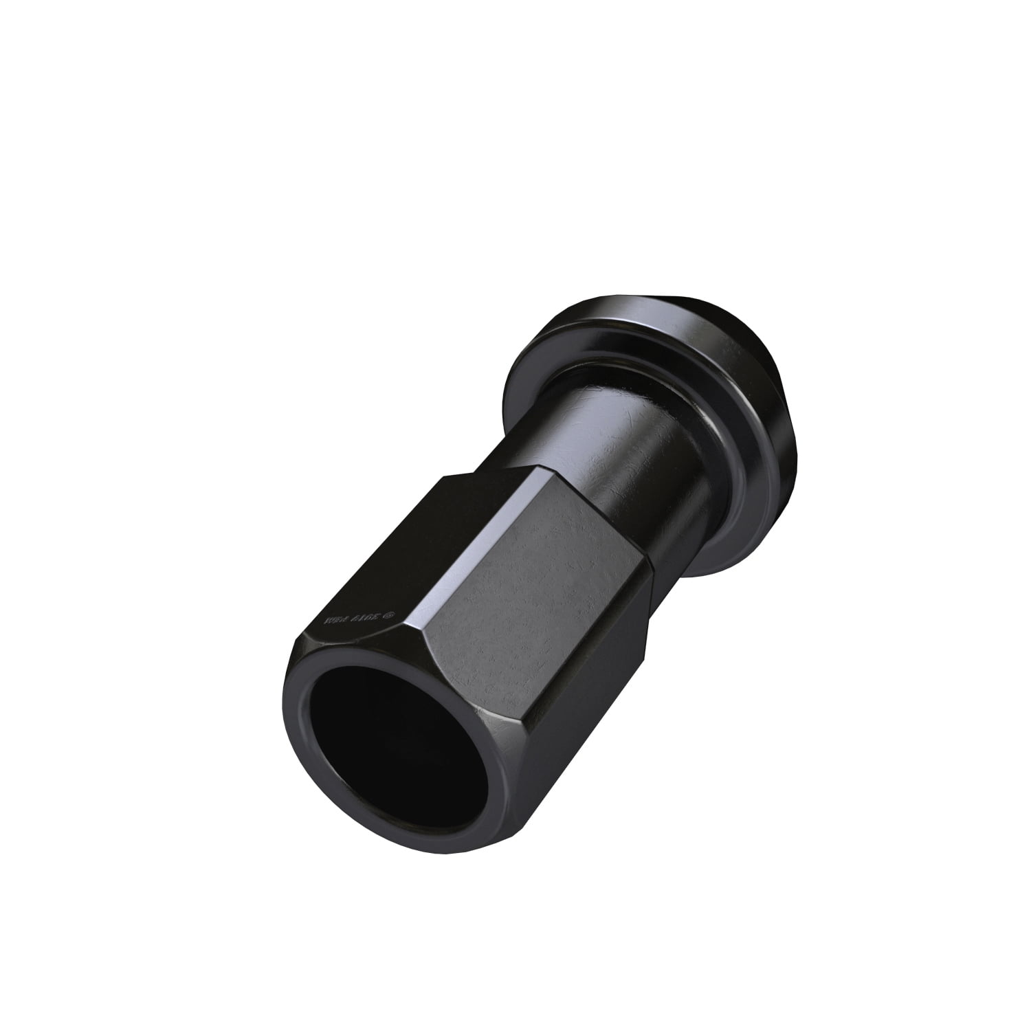 20pcs Extended Tuner Race Black Lug Nuts - 12x1.5 Thread Size - Open End - Cone Conical Taper Acorn Seat (60 degree) - 1.8 inch Length - Compatible with Honda Mazda Hyundai Toyota and More