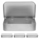 thumbnail image 2 of Caja de lata con bisagras de metal de 4 piezas Caja de caramelo de caramelo rectangular vacío Mini contenedor de almacenamiento pequeño portátil con tapa para viajes de almacenamiento en el hogar, 2 of 5