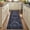 Navy Blue-2' x 6' (Rectangular), variant on Boho Washable 2x10 Hallway Runner Rugs  Long Kitchen Rug Non Slip Farmhouse Faux Thin Printed Entrance Floor Carpet Runners For Entryway Doorway Hall Living Room Bedroom (cream)