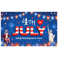 thumbnail image 2 of Patriotic Design Independence Day Celebration Banner Colorful Fireworks Fourth of July Decoration for National Day Event Holiday Party, 2 of 8