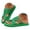 Green, variant on Women and Men Orthopedic Sandals Mesh Lightweight Flat Slippers Toe Ring Walking Slide Shoes Ladies Outdoor Sandal Size 10 White