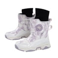 thumbnail image 3 of Leey-World Girls' Tall Riding Boot Equestrian Girls Cowgirl Boots Light Purple,1, 3 of 9