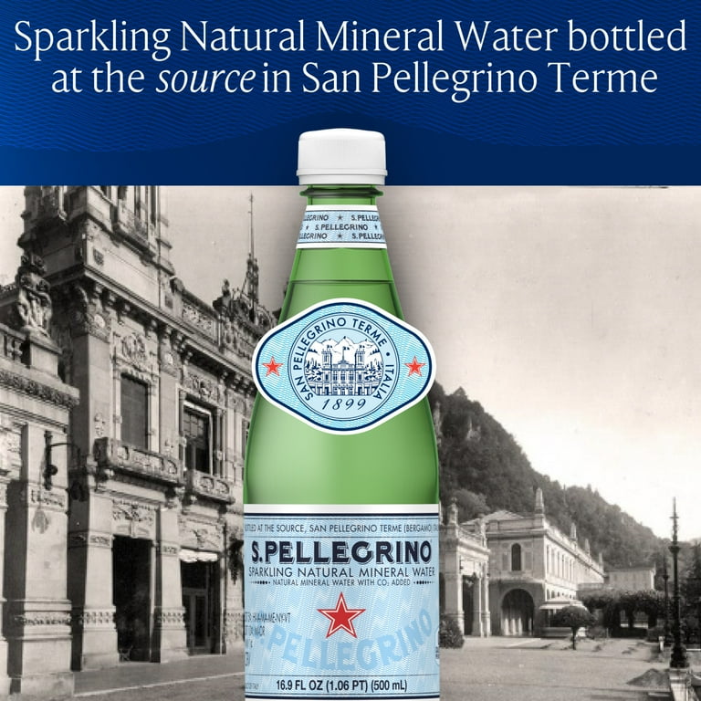 San Pellegrino Sparkling Natural Mineral Water 1L Plastic (Pack Of 12