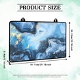 thumbnail image 7 of Renewold Ceramic Glass Stove Top Cover for Electric Stove, Non-slip Stove Mat Stovetop Protector Cover Multipurpose Desk Saver Pad for Counter Top, Blue Gold Marble, 7 of 7