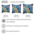 thumbnail image 4 of PhooArto Flying Butterflies Pattern Set of 2 Throw Pillow Covers Cases - 16" x 16" Square Decorative Cushion Covers for Sofa Couch Bed Home Decoration, 4 of 7