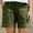 Army Green, variant on Women's Shorts for a Casual and Modern Style,Women's Summer Solid Cotton Women's Pocket Casual Shorts Gray S