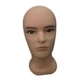 thumbnail image 4 of Cabeza de maniquí calva masculina Fernando HL02 base estable para exhibición de peluca, 4 of 8