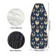 thumbnail image 5 of ZIATUBLE Rooster Butterfly Car Seat Covers Full Set of 2 Anti-Scratch High Bucket Seat Protector Universal Fit Cars Sedan SUV Automotive Interior Accessories Stretch Vehicle Bucket Seat Cover, 5 of 7