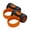Orange room black, variant on SDFGTstore 2pcs Drum Stick Grip Corrector Rings Silicone Antislip Training Drumming Aid