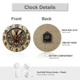 thumbnail image 3 of Wall Clock Decorative - Steampunk Beetle Print 2D Vintage Wall Clocks Battery Operated Silent Non-Ticking for Bedroom, Living Room, Kitchen, Office, Classroom, 10 Inch, 3 of 7