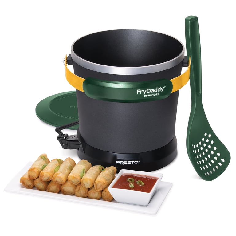 Free Shipping! Presto FryDaddy Electric Deep Fryer Green and