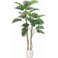 thumbnail image 1 of Qinaqin Grande 5 Ft Artificial Monstera de Profundidadliciosa Plant con Negro Pot para Indoor o Outdoor Oficina en Casa y Living Sala Profundidadcor, 1 of 7