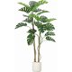 thumbnail image 1 of Qinaqin Grande 5 Ft Artificial Monstera de Profundidadliciosa Plant con Negro Pot para Indoor o Outdoor Oficina en Casa y Living Sala Profundidadcor, 1 of 7