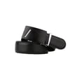 thumbnail image 2 of Hombres Hebilla Automática Trinquete Grandes Negocios Visten Cinturón De Cuero Ancho De 1 3/8 Negro-6 53 1/8-55 7/8inches/ 150cm, 2 of 7