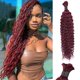 thumbnail image 1 of Cabello trenzado SOYI HAIR Deep Water Wave, 26 pulgadas, 50 g, color burdeos, 1 of 6