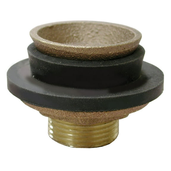 Jones Stephens 2 In. Cast Brass Toilet Spud C27-200