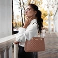 thumbnail image 7 of Montana West MEDIUM Chain Shoulder Bag for Women Hobo Handbags Tote Purse, Brown, 7 of 7