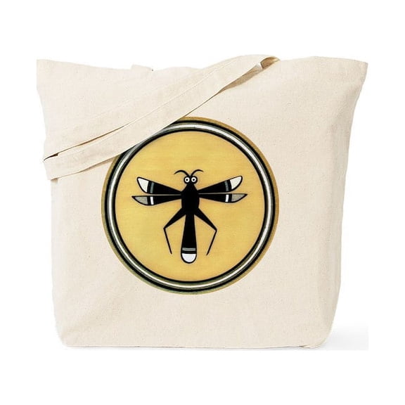 CafePress - MIMBRES DRAGONFLY BOWL DESIGN Tote Bag - Unisex Canvas Tote Bag, Beige, 1-Piece