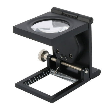 Folding Magnifier Illuminated Magnifier Magnifying Glass Loupe 10X w Light