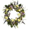 Nearly Natural 24" Mixed Hydrangea Rose Wreath